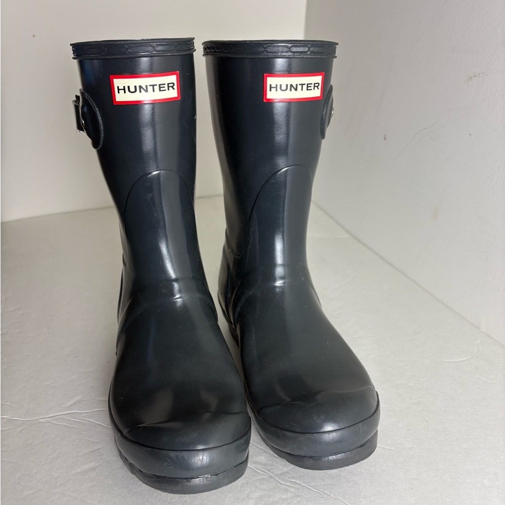 Hunter Original short gloss rain boots size 7